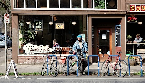 Bearded Guy with Bike (Sound Grounds)