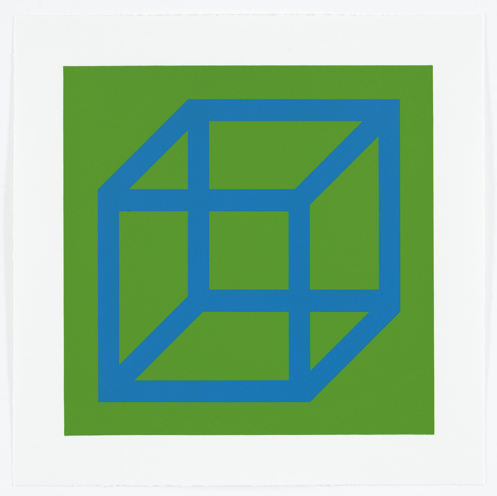 Untitled from Cubes in Color on Color