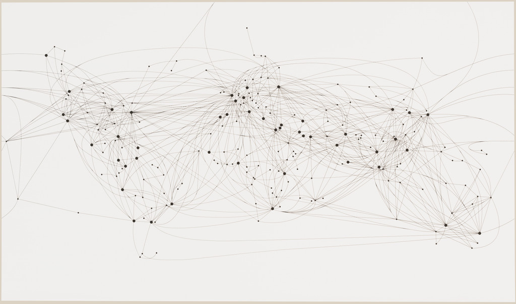 Air Routes of the World (Day & Night)