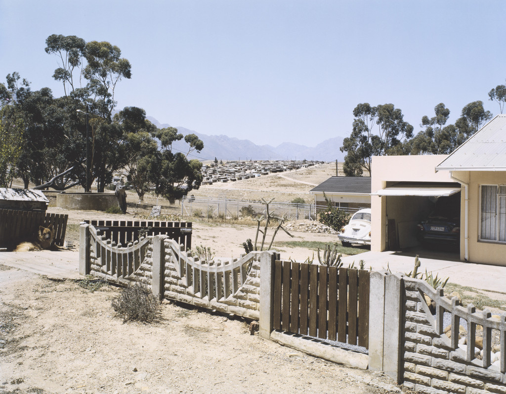 House and Garden and the Chris Hani Informal Settlement, Tulbagh, Western Cape