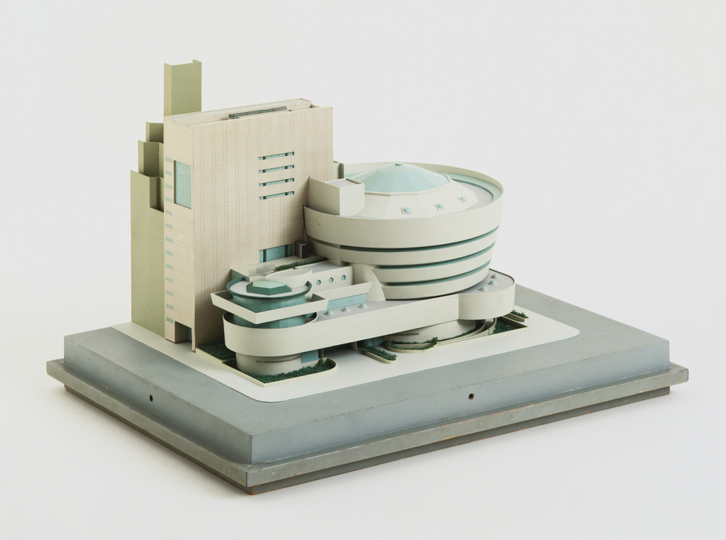 Addition to the Solomon R. Guggenheim Museum, New York, New York, Scale model 1/16" = 1',