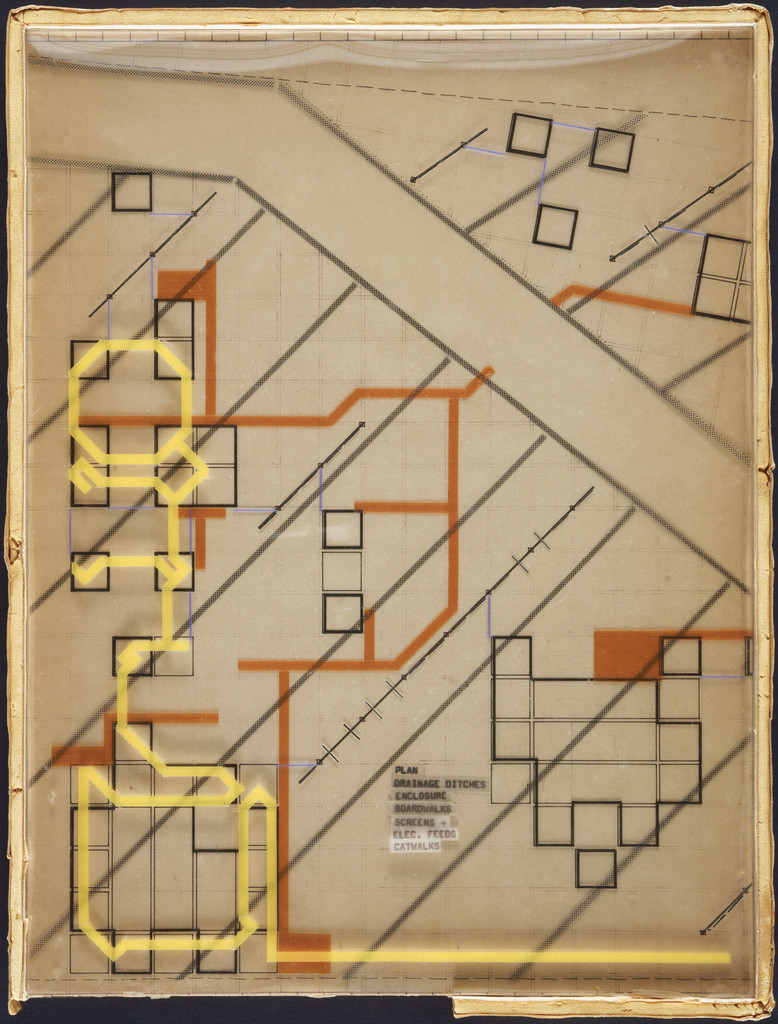 Generator Project, White Oak, Florida, Plan of Service and Structure with Key