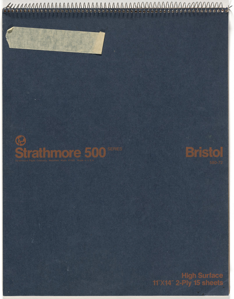 Untitled Sketchbook (Blue Strathmore 500 Bristol)