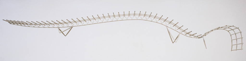 Kansai International Airport, Passenger Terminal Main Building, Osaka, Japan, Study model of main structural truss
