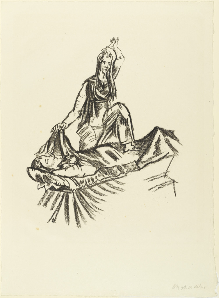 Woman Triumphs over Corpse (Das Weib triumphiert über den Toten) (plate 11) from The Bound Columbus (Der gefesselte Columbus)