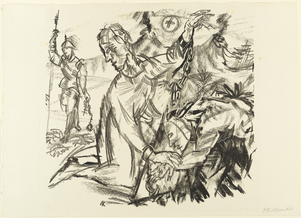 The New Columbus and Saint George (Der neue Columbus und der heilige Georg) from The Bound Columbus (Der gefesselte Kolumbus)