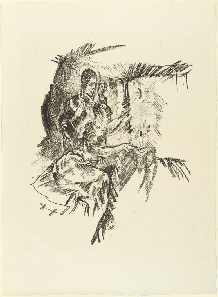 Couple in Candlelight (Das Paar im Kerzenlicht) (plate 5) from The Bound Columbus (Der gefesselte Columbus)