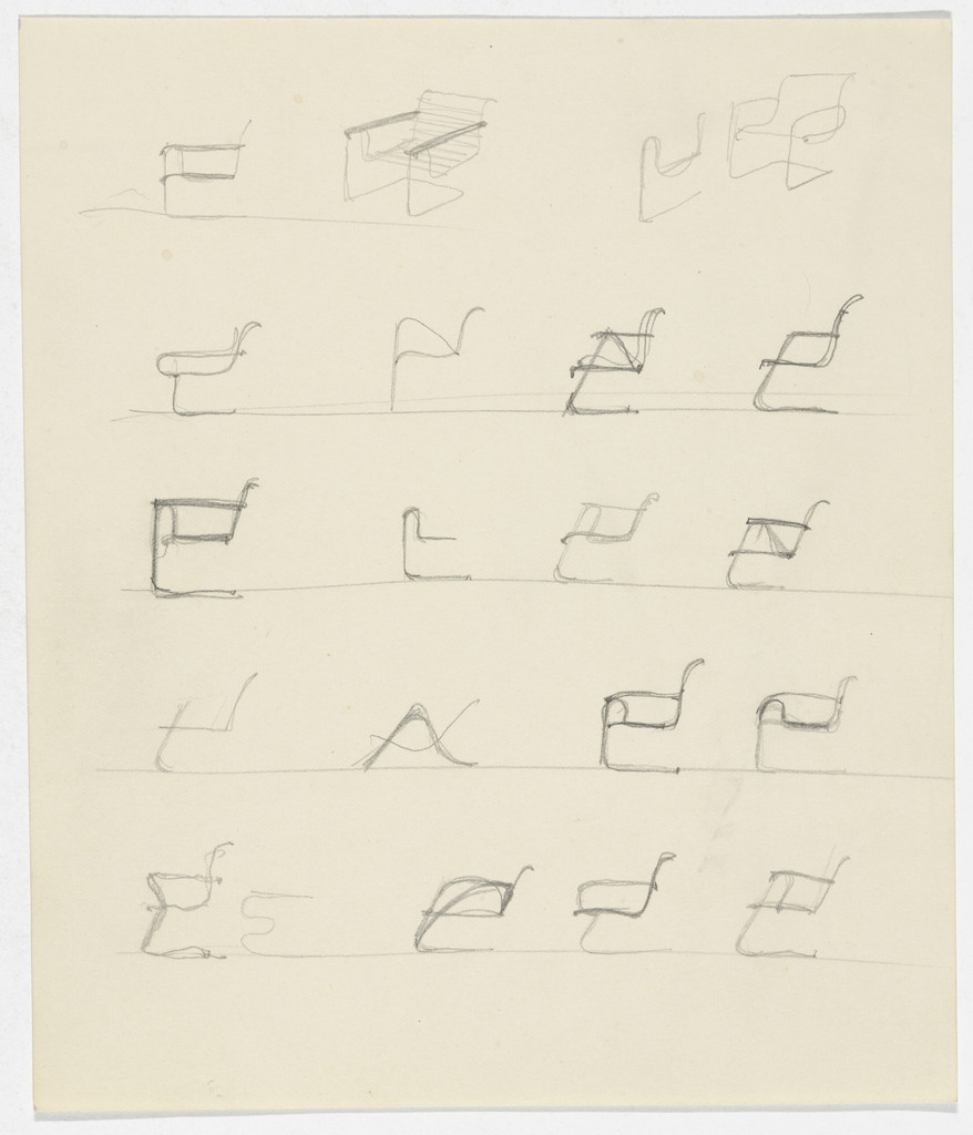 Lounge Chairs with Arms (Elevation sketches)