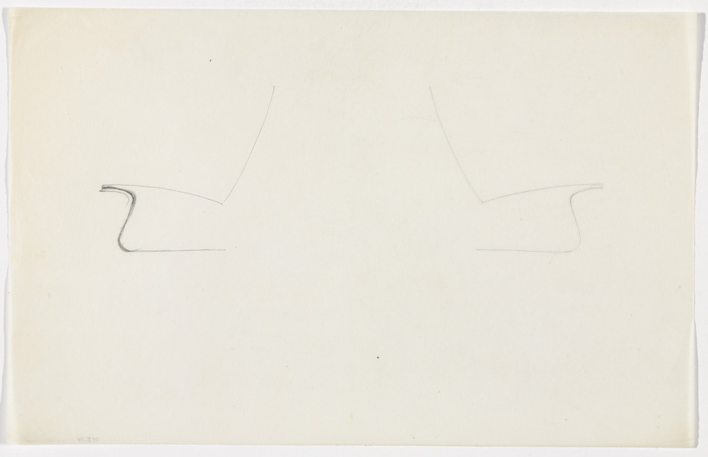 Lounge Chair without Arms (similar to MR60) (Elevation sketch)