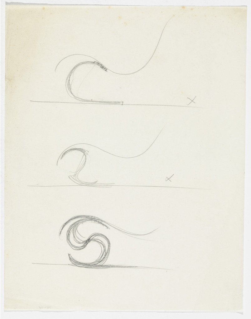 Reclining Chair without Arms (Elevation sketches)