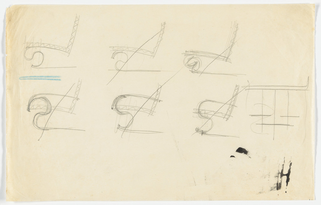 Chair without Arms (Elevation sketches)
