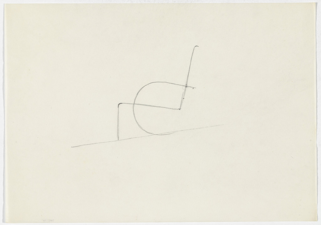 Lounge Chair with Arms (Elevation sketch)