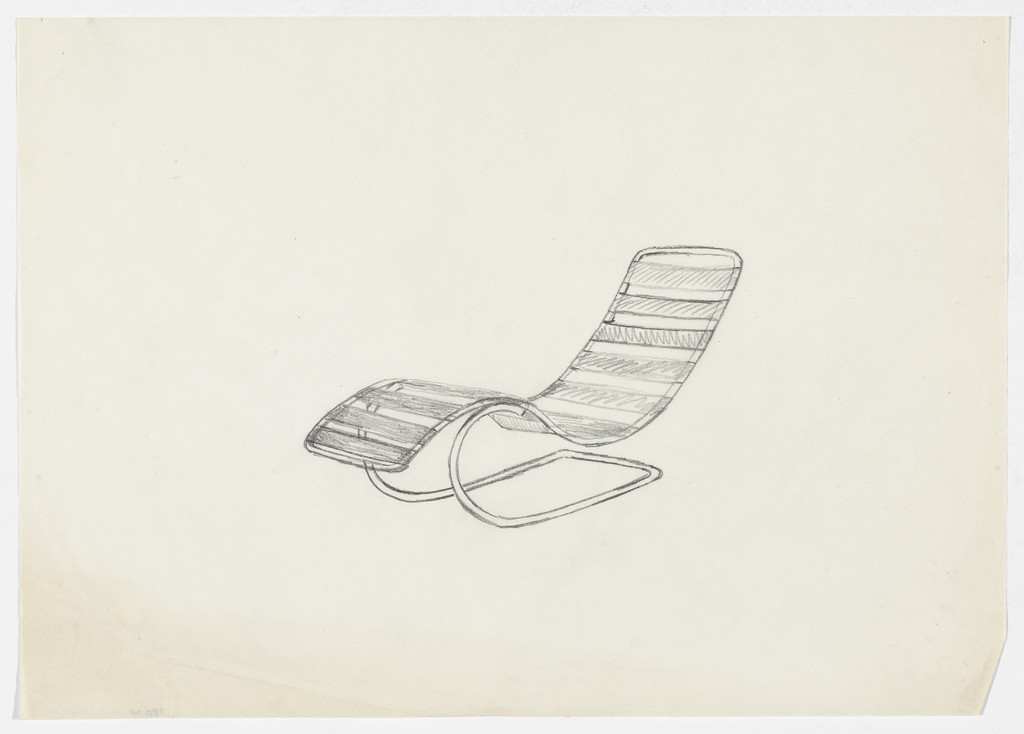MR110 Reclining Chair (Perspective sketch)