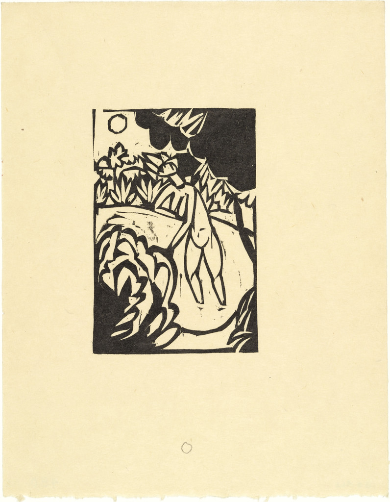 The Canoness in the Lake (Das Stiftsfräulein im See) from the illustrated book Das Stiftsfräulein und der Tod (The Canoness and Death)