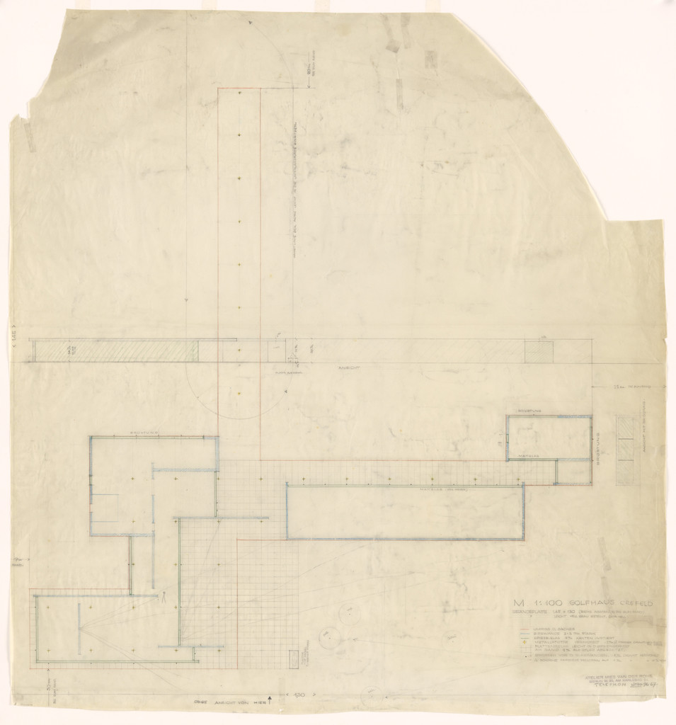 Golf Club, project, Krefeld, Germany (Plan)