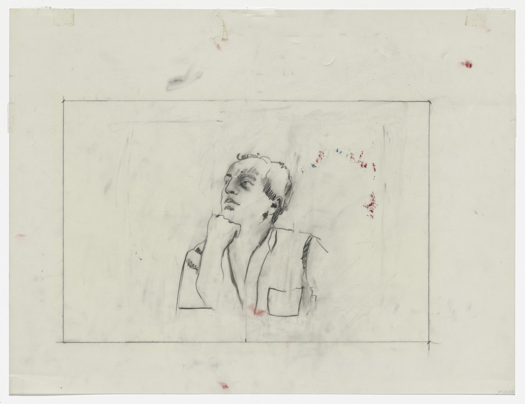 Preparatory drawing for In Memory of My Feelings