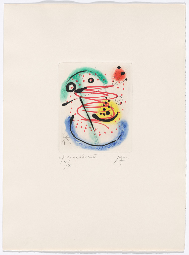 Plate XVI from The Ring of Dawn Suite (Suite la bague d'aurore)