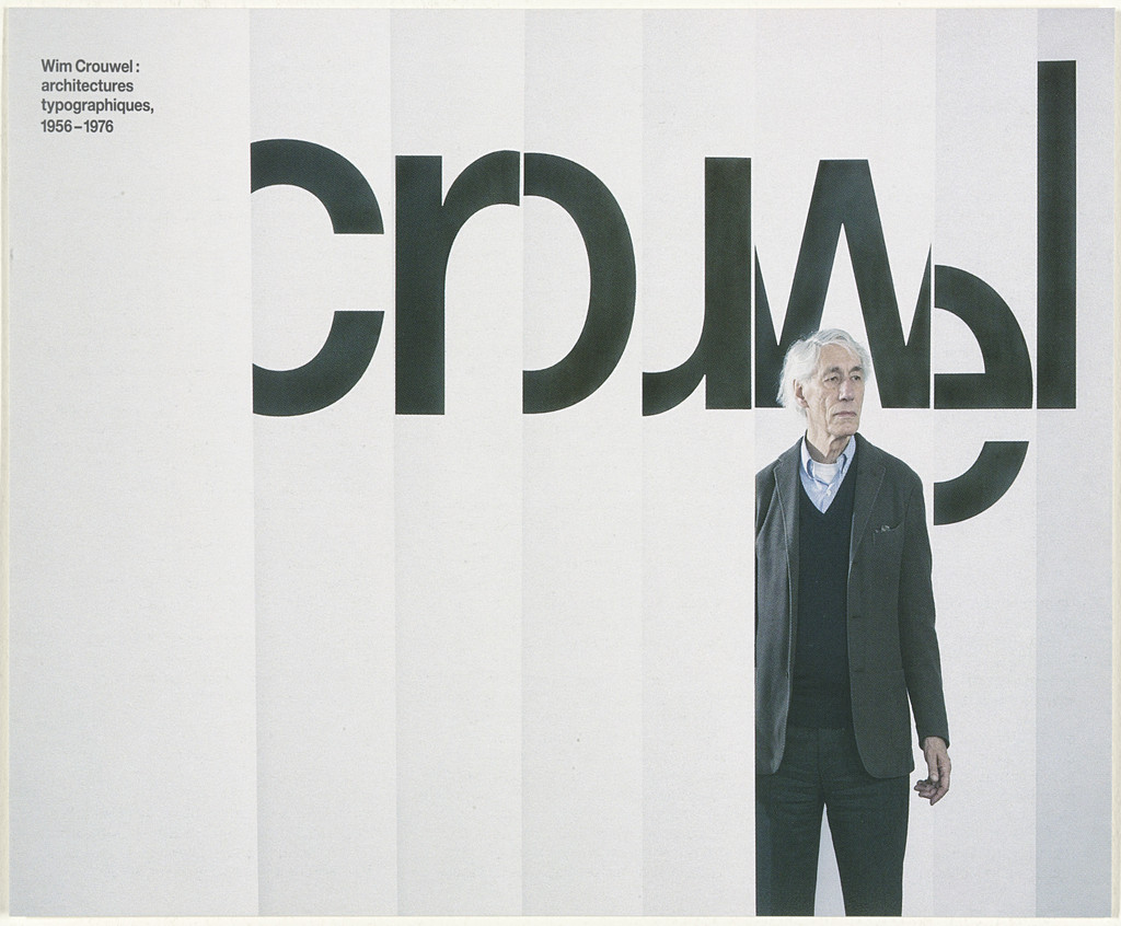 Wim Crouwel: Architectures Typographiques Exhibition Invitation