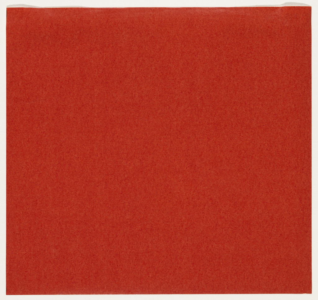 Red from the series Line Form Color