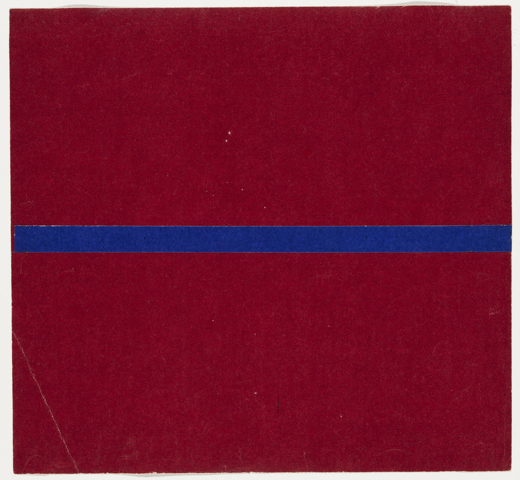 Blue and Red from the series Line Form Color
