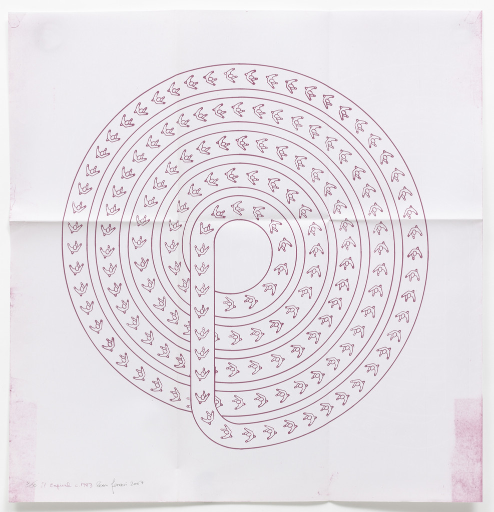 Spiral (Espiral) from the series Heliographs (Heliografías)