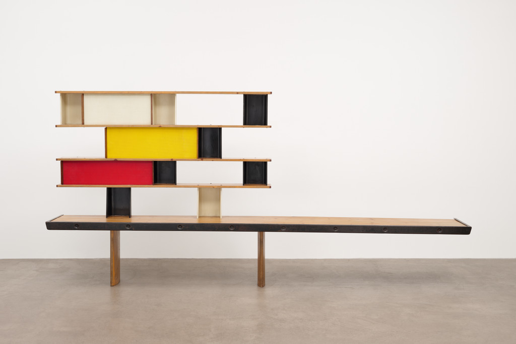 Maison de la Tunisie Bench-Bookshelf