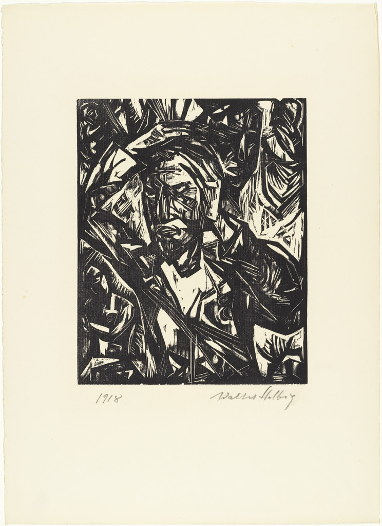 The Artist (Der Künstler) from 16 Woodcuts (16 Holzschnitte)