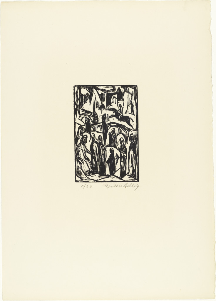 Illustration from 16 Woodcuts (16 Holzschnitte)