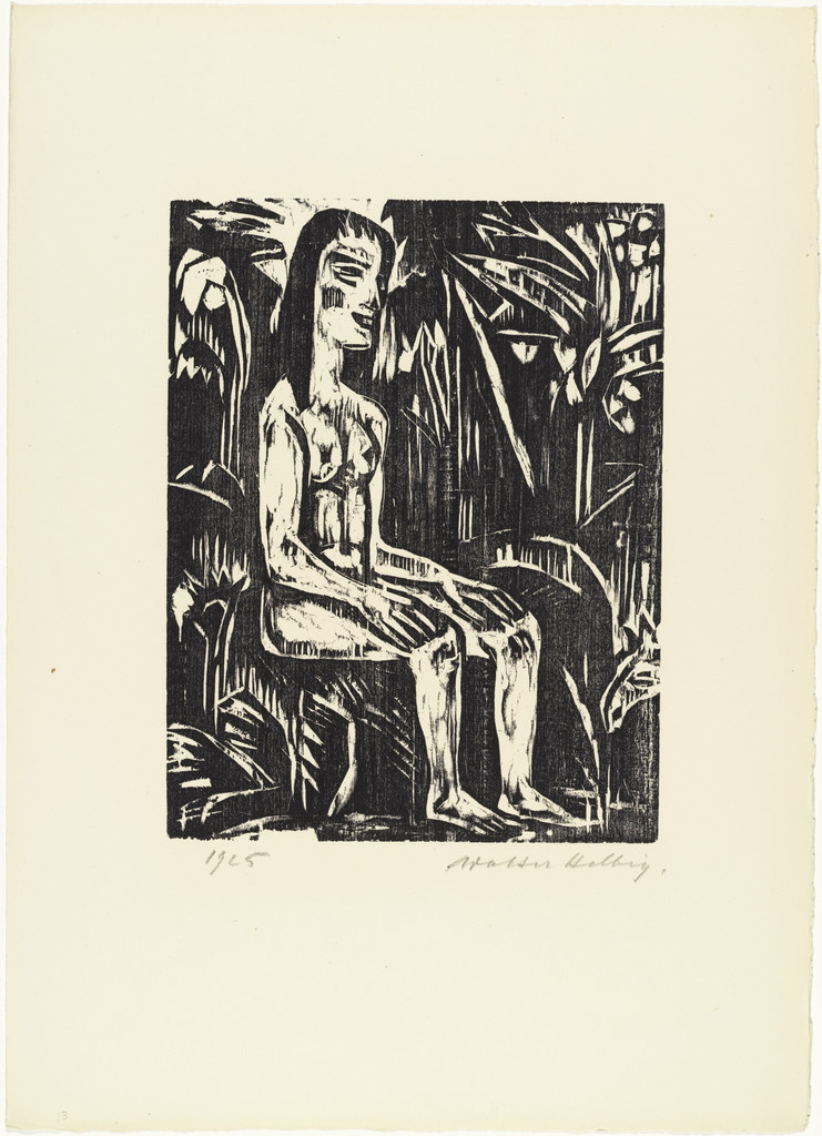 Islander (Insulanerin) from 16 Woodcuts (16 Holzschnitte)