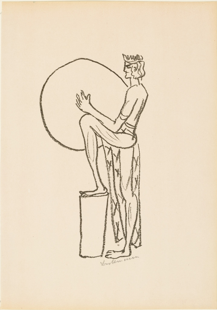 Composition (Komposition) from the illustrated book Max Beckmann
