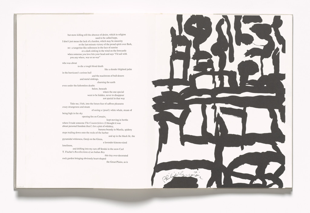 In-text plate (folios 71 verso and 72 recto) from In Memory of My Feelings