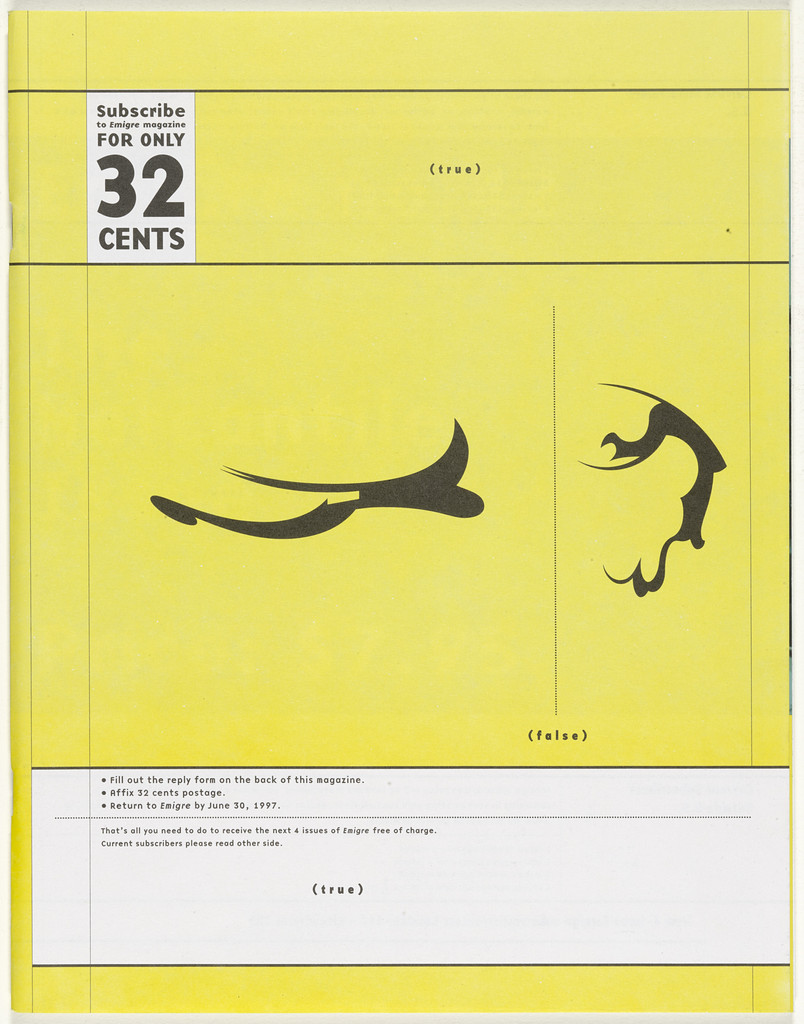 Emigre 42, The Mercantile Issue