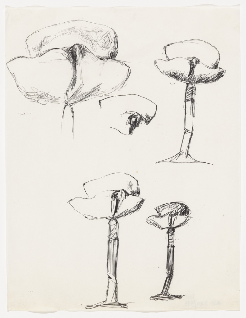 Untitled (Studies for a "Bouquet-like" Sculptural Form)