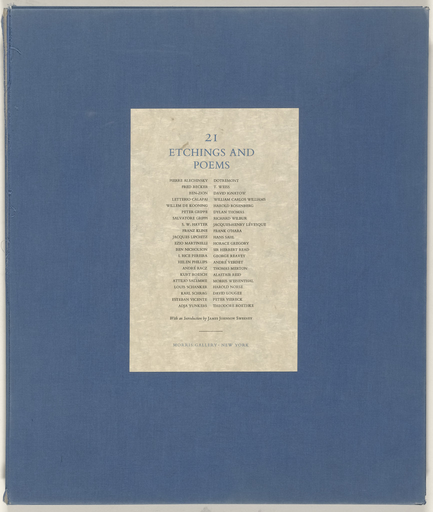 21 Etchings and Poems