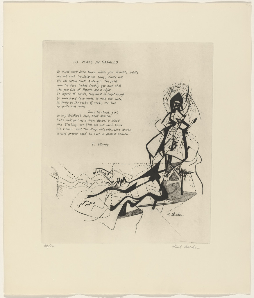 In-text plate (folio 5) from 21 Etchings and Poems