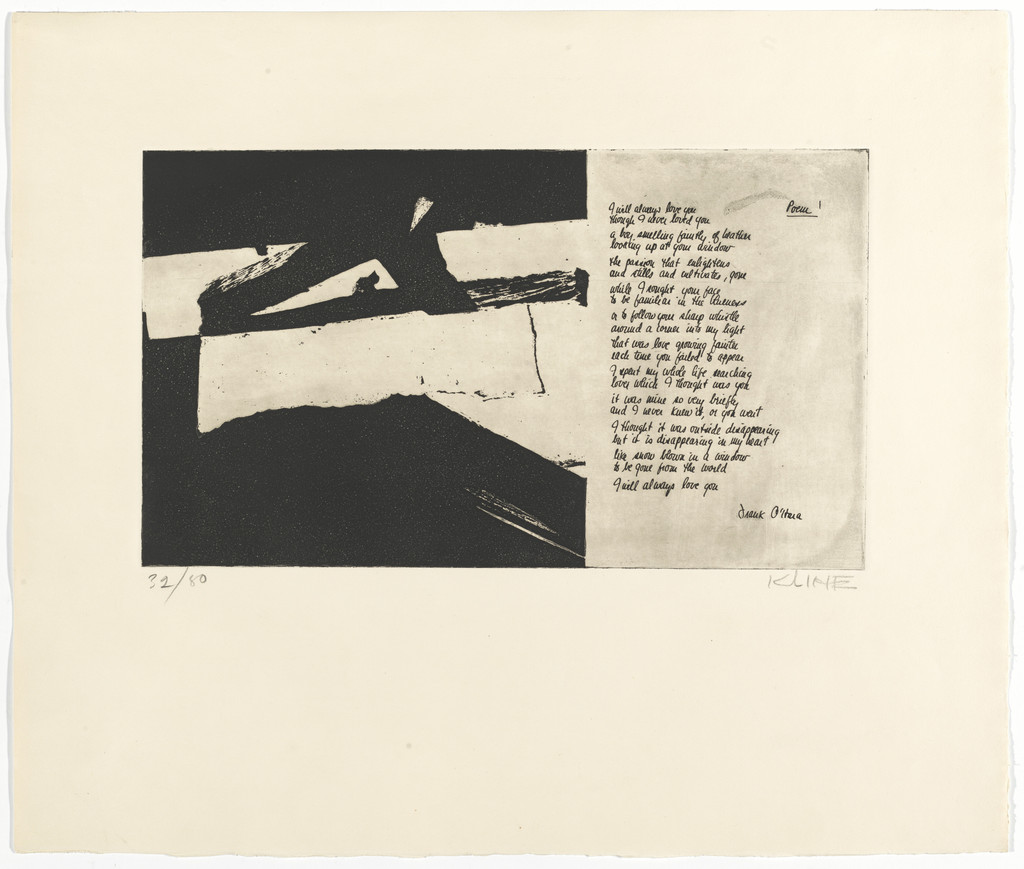 In-text plate from 21 Etchings and Poems
