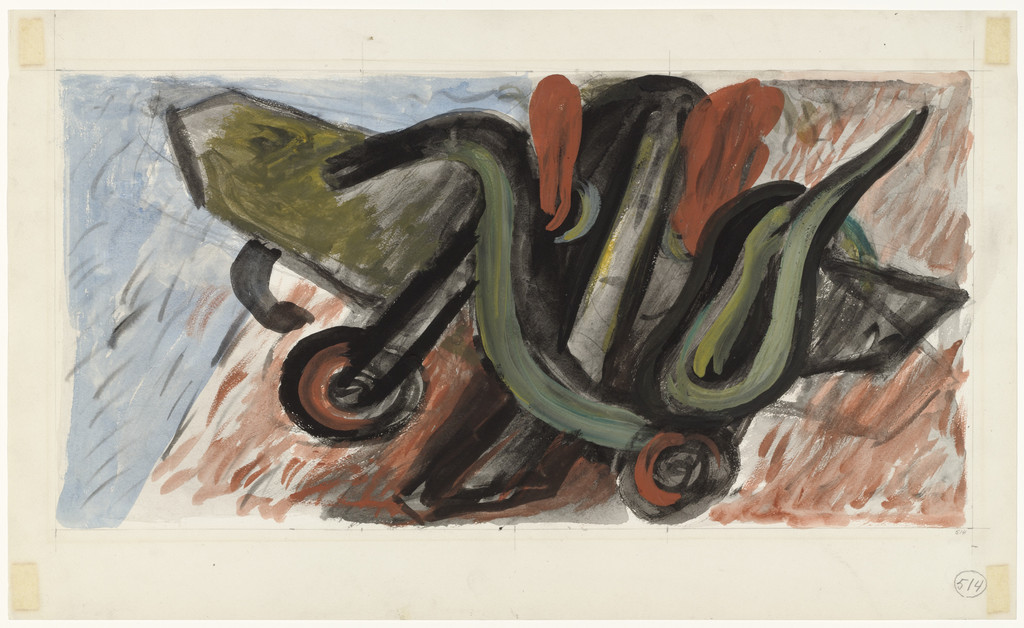 Study for Dive Bomber and Tank