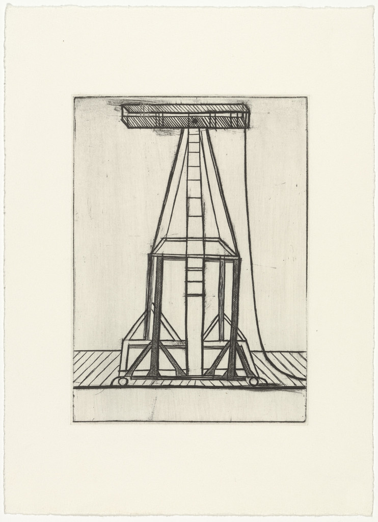 Plate 5 of 11, from the illustrated book, He Disappeared into Complete Silence, second edition