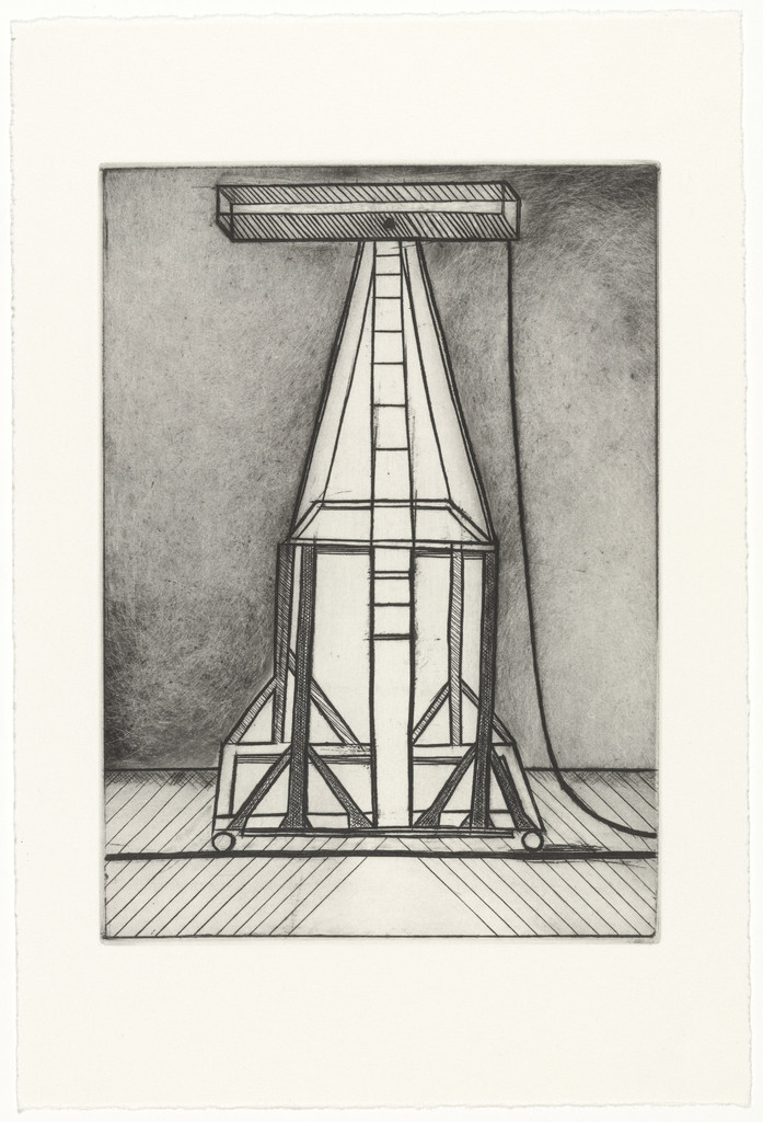 Plate 5 of 11, from the illustrated book, He Disappeared into Complete Silence, second edition