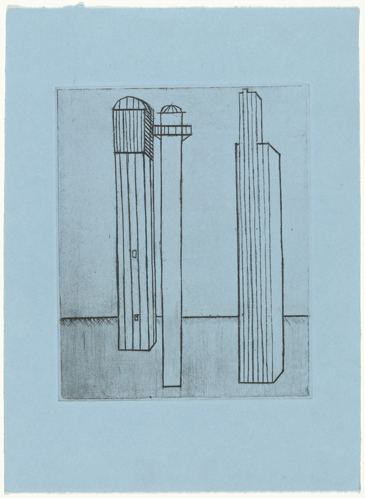 Plate 3 of 11, from the illustrated book, He Disappeared into Complete Silence, second edition