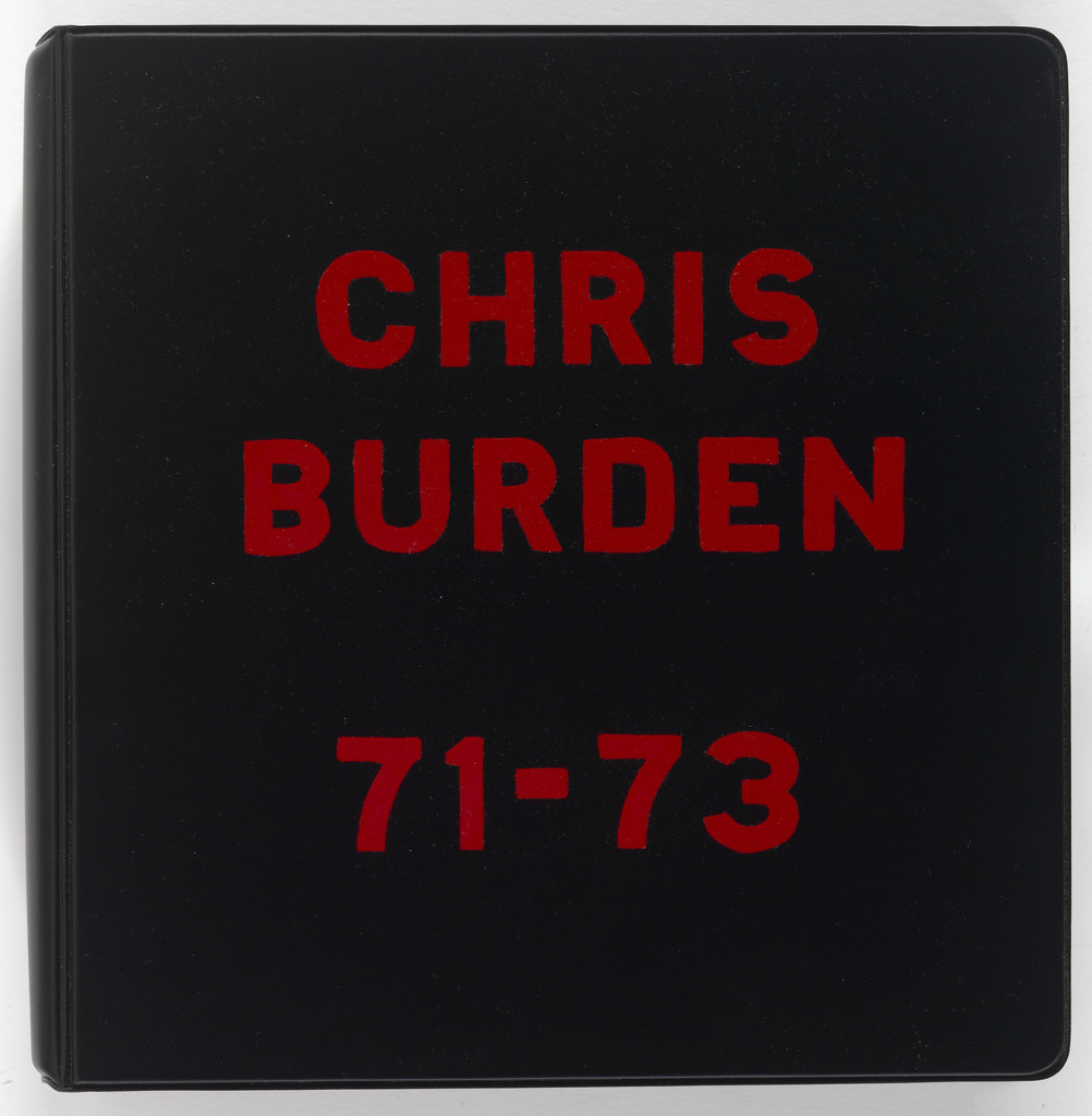 Chris Burden Deluxe Photo Book, 1971-73