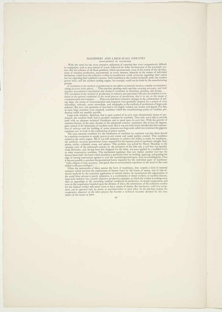 Plate (folio 92) from 'Capital' in Pictures