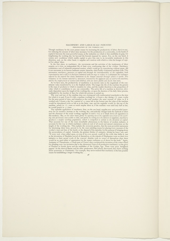 Plate (folio 98) from 'Capital' in Pictures
