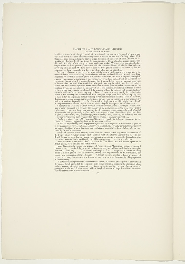 Plate (folio 100) from 'Capital' in Pictures