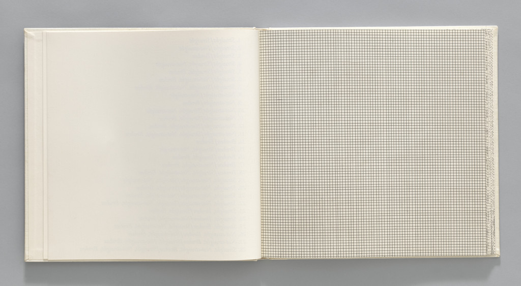 Straight/Straight (plate, folio 4) from Grids, Using Straight Lines, Not-Broken Lines and Broken Lines in all Their Possible Combinations