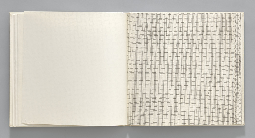 Broken/Straight, Not-straight (plate, folio 18) from Grids, Using Straight Lines, Not-Broken Lines and Broken Lines in all Their Possible Combinations