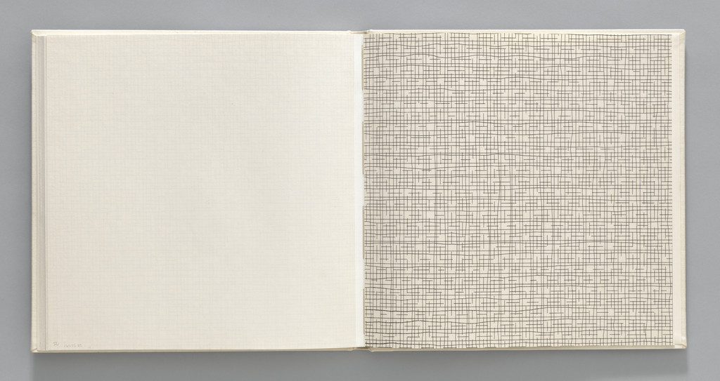 Straight, Not-straight, Broken/Straight, Not-straight, Broken (plate, folio 31) from Grids, Using Straight Lines, Not-Broken Lines and Broken Lines in all Their Possible Combinations