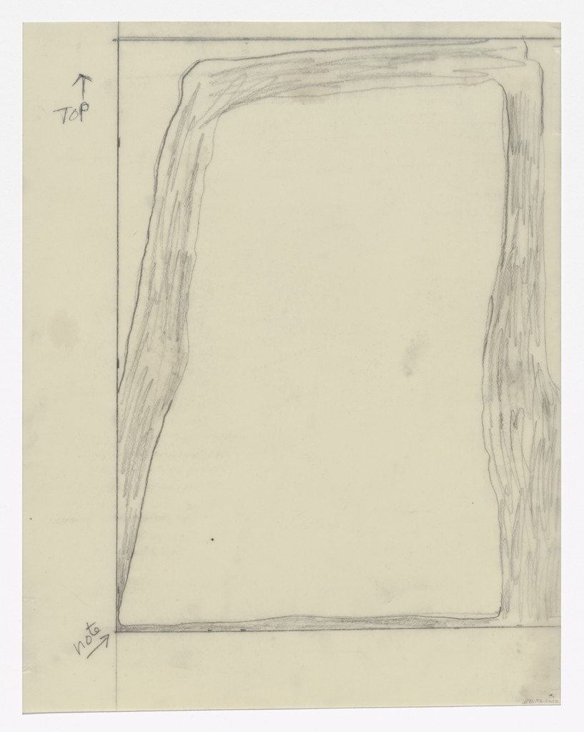 Unused preparatory drawing for In Memory of My Feelings