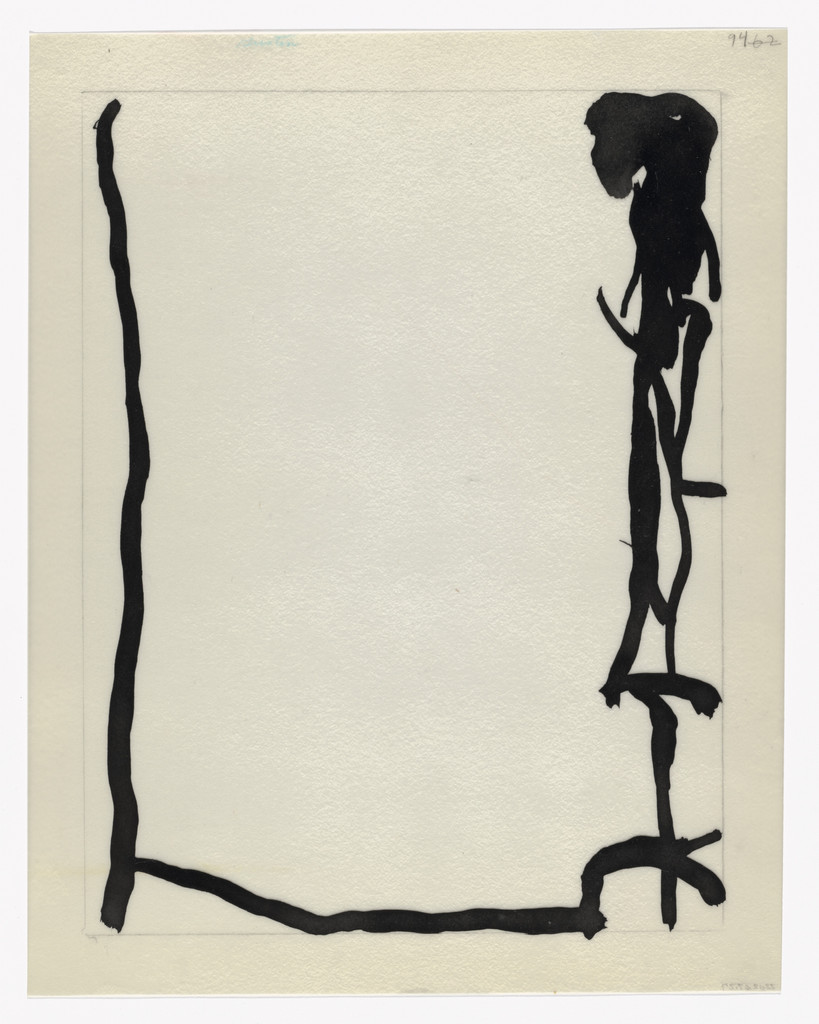 Unused preparatory drawing for In Memory of My Feelings