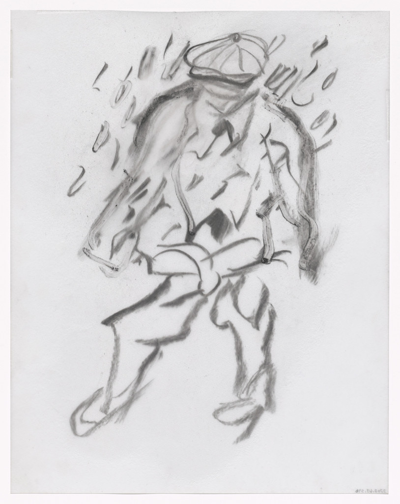 Unused preparatory drawing for In Memory of My Feelings